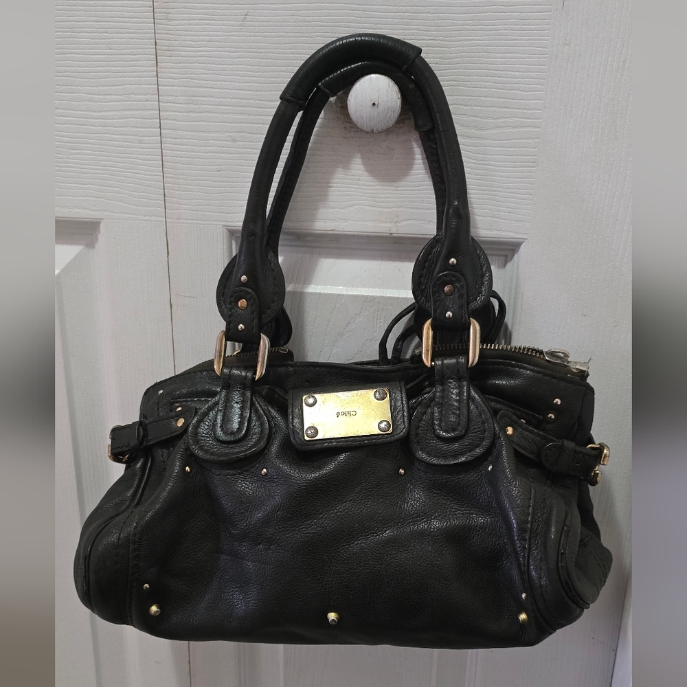 Chloe Brown Paddington with Gold Accents
